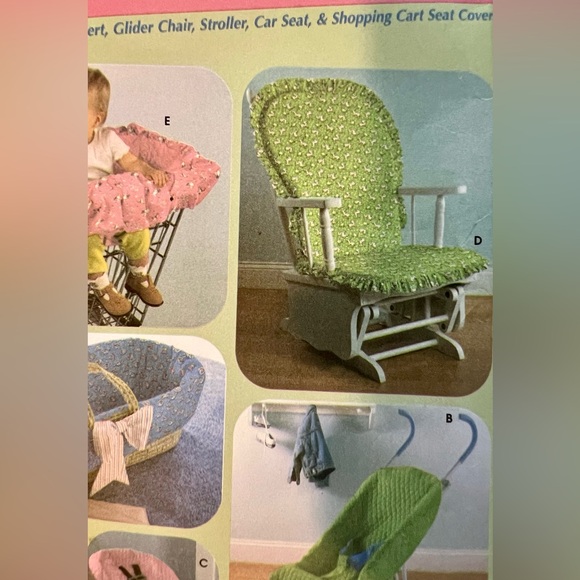 Simplicity Pattern #4636 Baby Accessories Home Decorating 2005 Sewing Fabric - Picture 5 of 7
